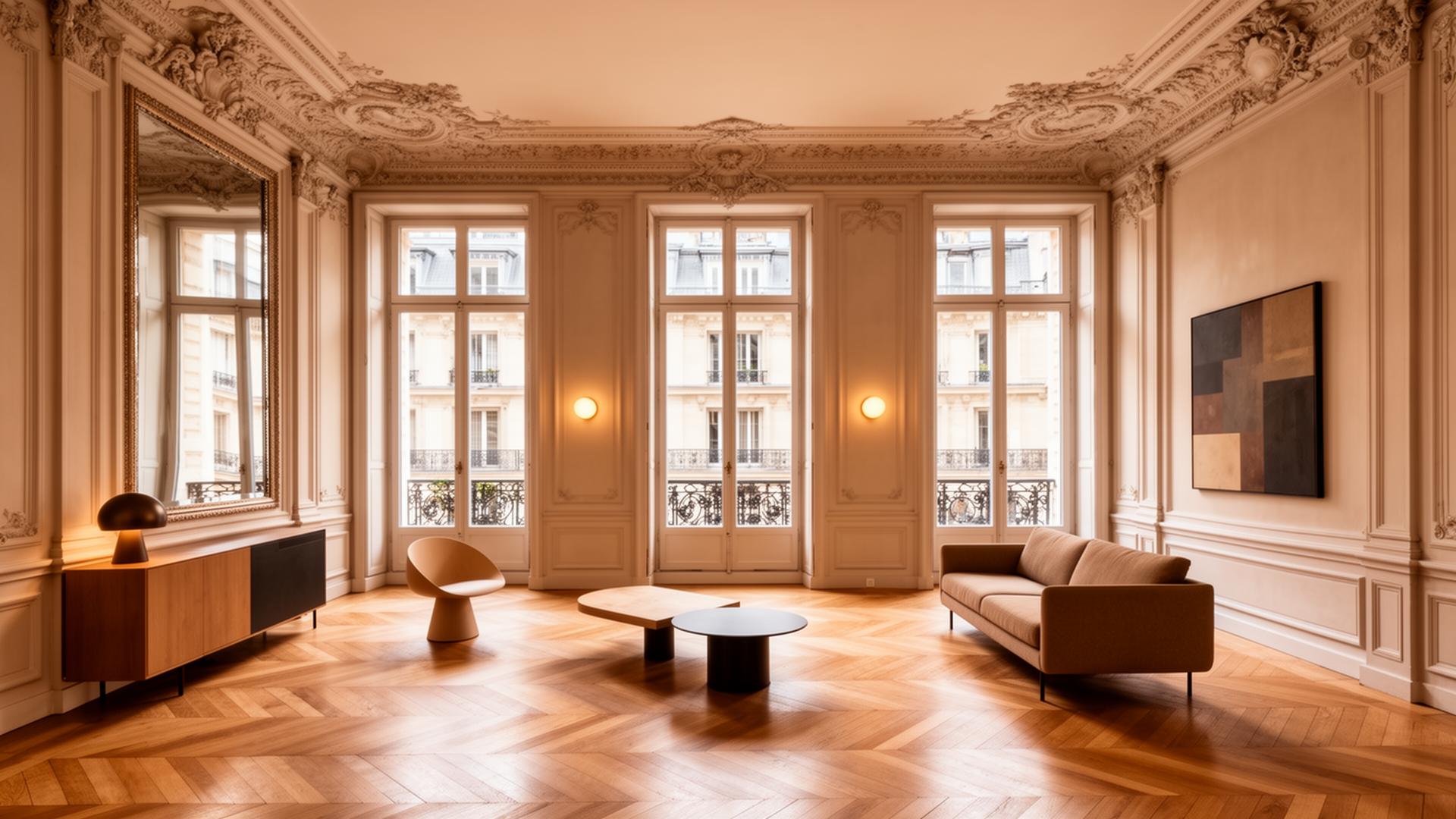 Rénovation d'intérieur parisien par Xiléades Architecteurs